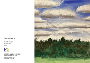 March Clouds - Lake Life | Hand Cut Cards