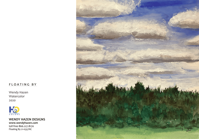 March Clouds - Lake Life | Hand Cut Cards