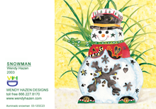 Load image into Gallery viewer, Holiday Snowman | Hand Cut Cards