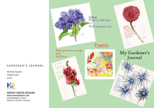 Load image into Gallery viewer, Gardener&#39;s Journal-Floral | Hand Cut Cards