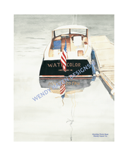 Load image into Gallery viewer, A hinckley picnic boat that is really from Dark Harbor on Islesboro, Maine versus North Haven.  Met the owners and they set me straight.