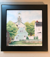 Load image into Gallery viewer, South End of Portsmouth in New Hampshire with the Black Wooden Frame