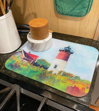 Load image into Gallery viewer, Nauset Light ~ Cape Cod ~ Tempered Glass Trays