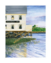 Load image into Gallery viewer, The Piscataqua Cafe in New Castle, New Hampshire use to be a tea room for the guests at the Wentworth Hotel