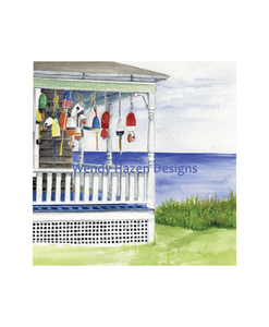 Porch of Buoys - York, ME | Giclee` Prints