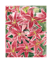 Load image into Gallery viewer, Red Tiger Lilies