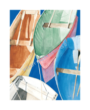 Load image into Gallery viewer, Rowboats by the dock