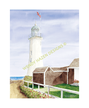 Load image into Gallery viewer, Scituate Lighthouse located in Scituate, Massachusetts.  Certainly has weathered a lot of N'oreasters