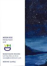 Load image into Gallery viewer, Back of the Starry, Starry Night Moon light cruise note pad with 100 blank pages