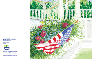 Vineyard Porch Card | Coastal