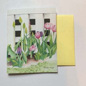 Maine Florals-Lupines, Lady Slippers, Isis', Tulips | Hand Cut Cards