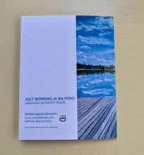 Load image into Gallery viewer, July Morning at the Pond-Lake Life | Hand Cut Card