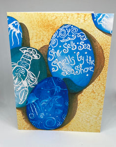 Beach Easter Egg Hunt - Holidays | Hand Cut Card
