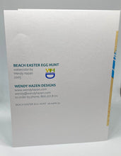 Load image into Gallery viewer, Beach Easter Egg Hunt - Holidays | Hand Cut Card