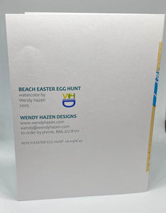 Beach Easter Egg Hunt - Holidays | Hand Cut Card