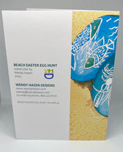 Load image into Gallery viewer, Holidays Beach Easter Egg Hunt | Hand Cut Card