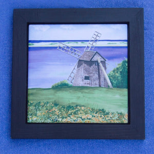 Chatham Windmill with Black Wooden Frame