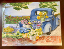 Load image into Gallery viewer, Blue Truck placemat 