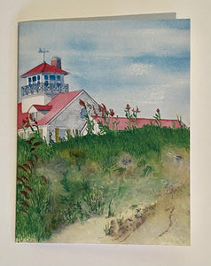 Eastham Coast Guard Station located in Eastham, Massachusetts on Cape Cod.  Wonderful surfing beach.