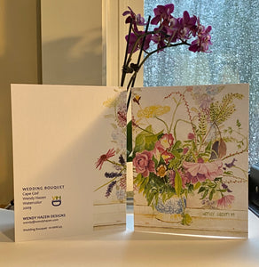Wedding Bouquet-Florals | Hand Cut Cards