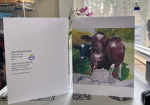 Load image into Gallery viewer, The NEW choice in the two Cows note card