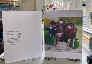 The NEW choice in the two Cows note card