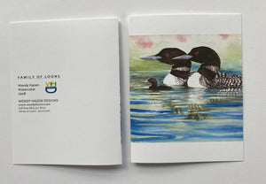 Family of Loons-Lake Life | Hand Cut Card